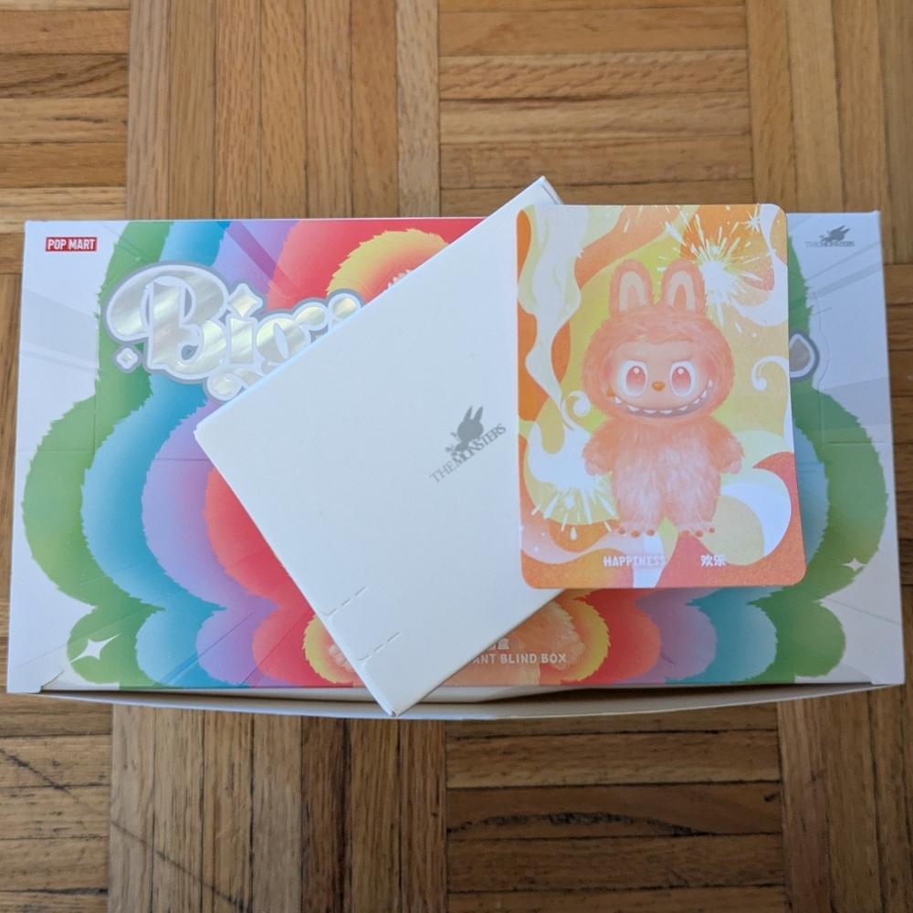POP MART Happiness Big Into Energy Vinyl Face Labubu AUTHENTIC - Picture 6 of 6